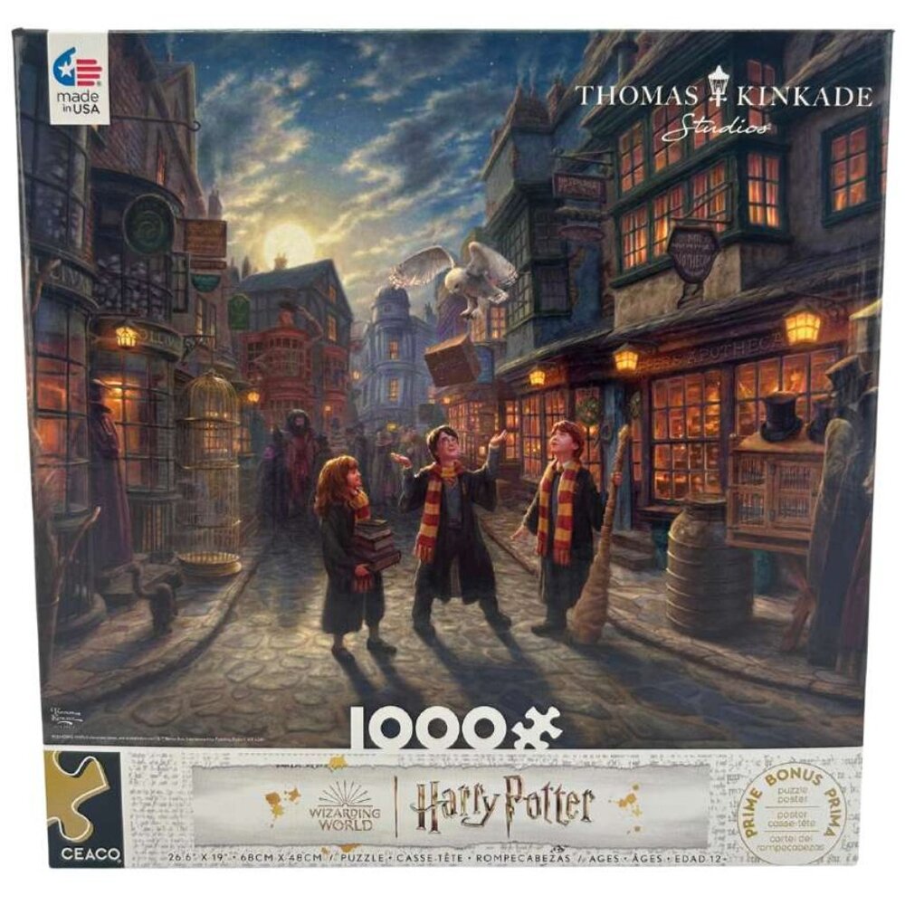 Ceaco Thomas Kinkade Harry Potter Jigsaw Puzzle / 1000 Pieces